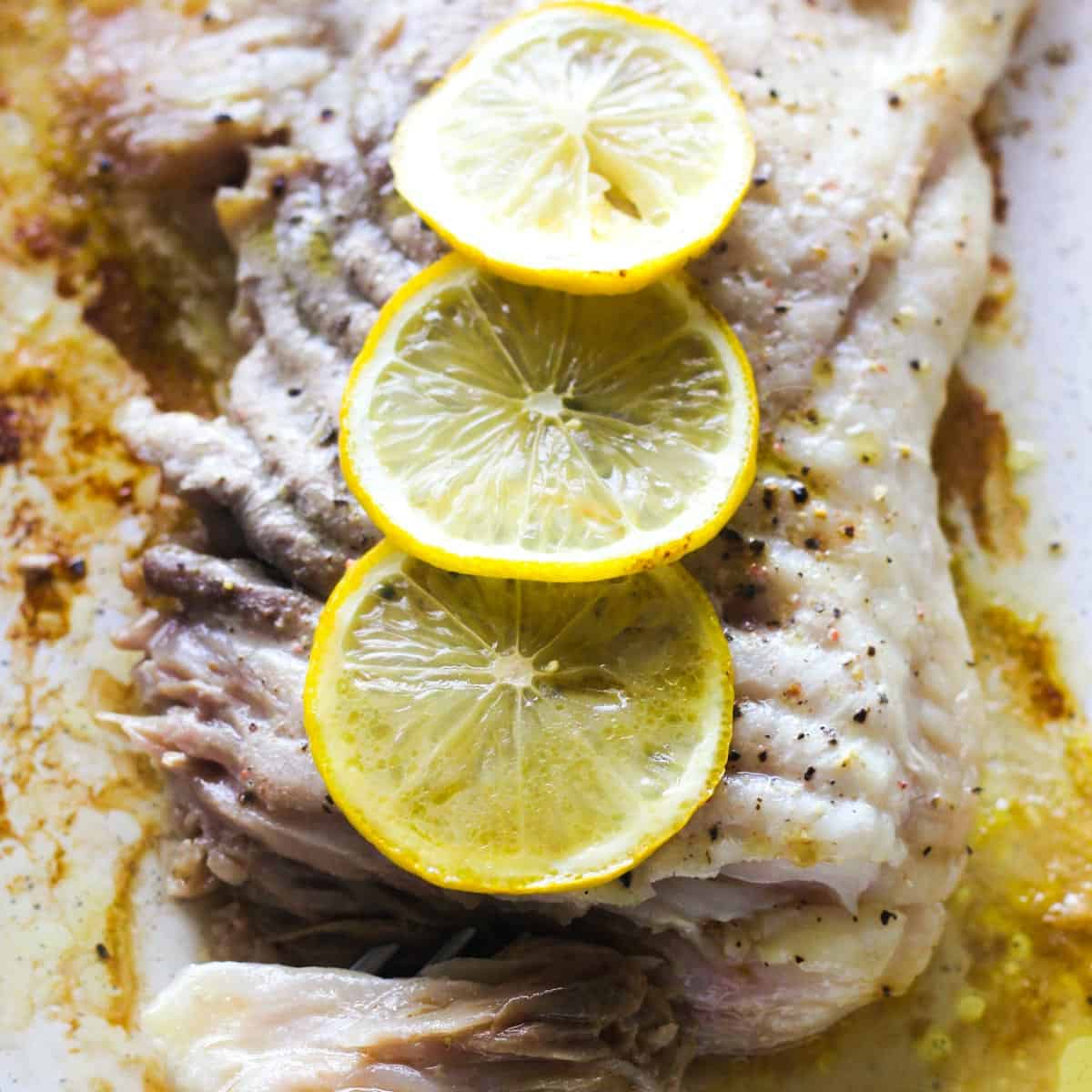 baked wings with butter and lemon